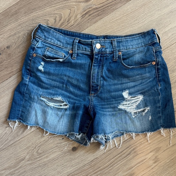 Universal Thread Pants - Universal Thread Blue Distressed Jean Shorts